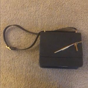 {SOLD} Sophie Hulme Shoulder Bag - Navy